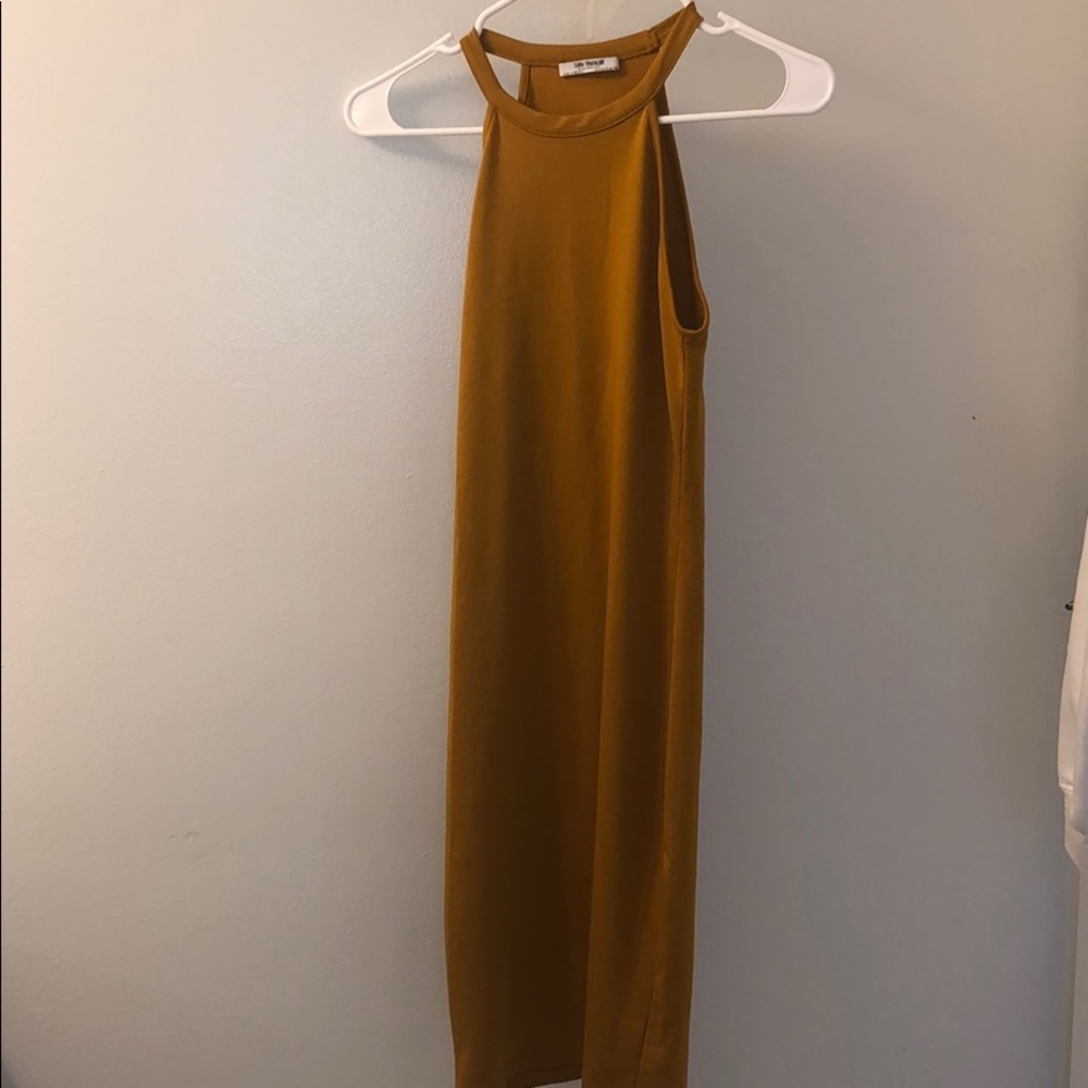 Mustard dress
